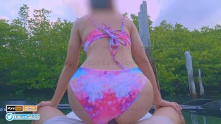 4K Thai, Naughty Kayak trip with thai Couple. Fuck kayak