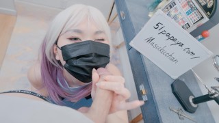 D.Va Bodysuit Handjob Licking Ball Girl on Top Doggy Quickie Sex