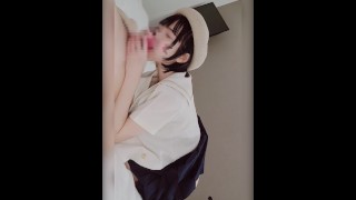 [buildup] Touched in my uniform, served with my mouth, and then fucked from behind while standing up