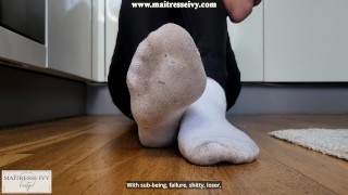 #1001 - CEI Mange ton sperme pour mes chaussettes sales 4K (Sous-titres Anglais)