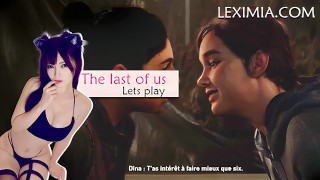 Asian big tits playing and cumming TLOU 2. Letsplay 3