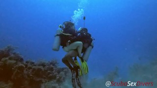 Fucking Under the Sea, Part 1 - We Almost Got Caught by a Group of Divers!
