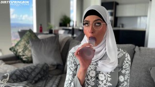 Innocent maid Aaliyah Yasin discovers sex toys
