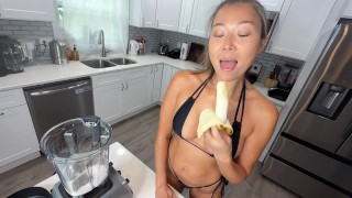 445 asian milf instruction cum eating video OnlyFans @ Appleliu-76
