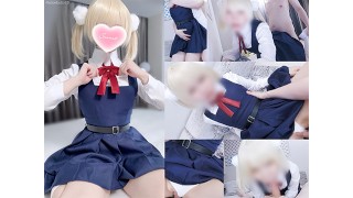 ❤️【aliceholic13】Mesugaki Vtuber Cosplaying Hookup in a SchoolUniform Outfit. Filling Her Ultra-Tight