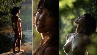 Cinematic Outdoor Yoga Risky Public Masturbation Japanese Exhibitionist