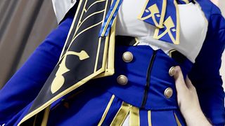 Saber cosplay Honkai: Star Rail × Fate