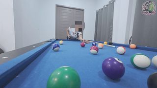 Thai Girl Climbed the Pool Table... and Got F*cked Hard!