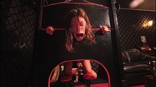 マッスルボディビルダー　涎垂れ流しの拘束アクメ