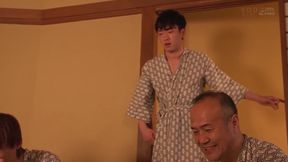 Busty Brunette Takes Asian Gang's BBC in HD Deepthroat Fest