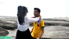 First time meet and surprise sex with online friend! Hot Sex