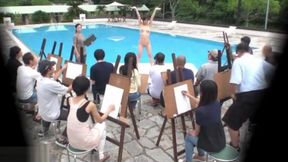 Busty Asian MILF Teasing Big Dick in Public Shoot