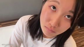 Asian Brunette's Deepthroat POV Facial on HD
