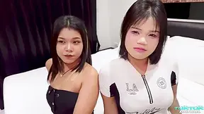 [uncensored Thai Av] Two Thai Teen 18+ Sluts Fucks A Bwc For Cas
