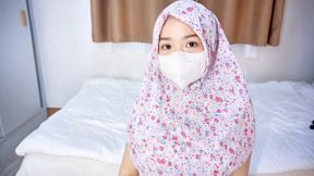 Hijabi Mystery Slow Body Teasing In Dress Covered But Captivating