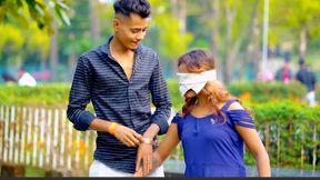 Indian desi threesome step brother made his step sister have hardcore sex with friend in hotel video