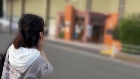 Innocent Brunette Geek, Unveiled in Frills, Dares Her First on Camera