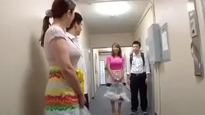 Hot Busty Asian Milfs Seduce Andfuck Hungry Young Dicks After Office Hours