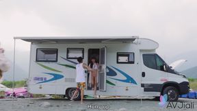 Ranako and Friends Go Camping and She Ends up Getting Fucked in the Tent