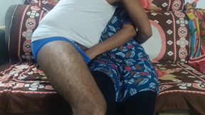 married women enjoying hard licking in sofa