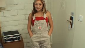 Asian Teen Just Wanted to Go Shopping but in the End She Got a Huge Load in Her Face!