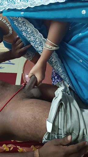 Desi indian telugu teacher aunty fucking with voice