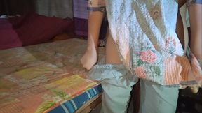 Cheating Hot couples fucking while alone in room