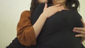 Asian MILF's Anal Threesome: Brunette Brunette's Big Ass Takes Two POV Dildos