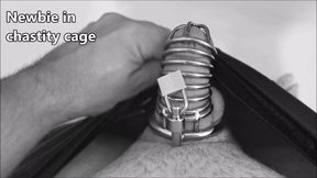The gift for my cuckold husband : First chastity cage