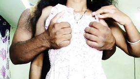 Pretty young girlfriend romance and fucking by ex boyfriend