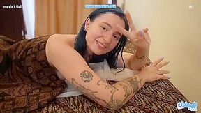 Her Colleague Takes Her Ass In Bali - Anal Vlog Sexy French Alt - With English Subtitles