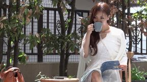 Horny Japanese Housewife Hosts Her Husband's Friends and Has Fun While He Works