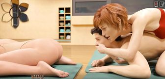 University Of Problems 51 - Very Provocative Yoga Lesson By MissKitty2K