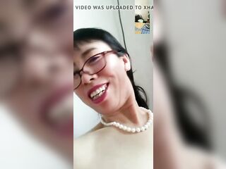 60 year old woman with her younger BF on livecam chat