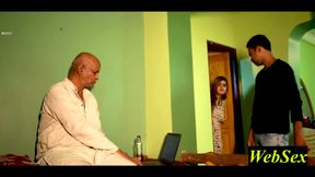 Indian Beautiful girl fucking with boyfriend Infront of Stepfather