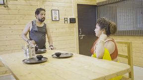 HUSBAND AND WIFE BOTH FUCKED TOGETHER WITH THEIR SERVANT, A HARDCORE THREESOME SEX STORY