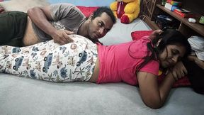 Mallu girl hot ass kiss and ass romance, Malayali couple hot ass romance in bedroom, Vaishnavy and Sharun Raj hot ass romance