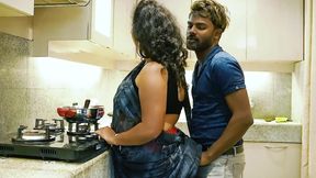 Step mom fucked in kitchen BIG ASS doggy style HIndi Slang