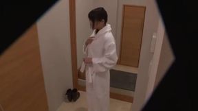 Jizz-fountain Japanese rubdown ends in messy climax