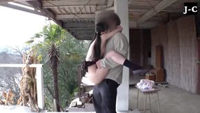 Thrilling Lift-up Passion and Daring Exposure Ignite Taboo Desire - B