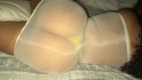 STEPMOM WARMS ME UP WITH HER TRANSPARENCY AND I MAKE HER CREAMPIE