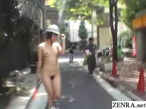 Publicly Exposed Construction Worker Goes Stark Naked in JAV Scene Subtitles