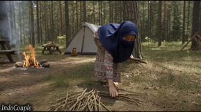 real Husband and wife went for camping to Forest.sex in Forest with blasting sounds