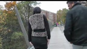 Curvy and Sexy Brunette Gets Her Ass Destroyed by a Black Guy