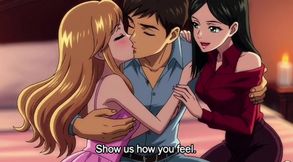 My stepbrother fucked me and my friend alone at home