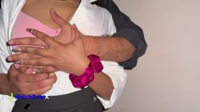 Married Ex-Girlfriend in a Hotel Room on Valentine's Day - Hard Fuck, Fingering, and Orgasm with Desi Hindi Audio XXX