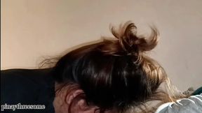 Asian cheating wife Husband filming the wife how damn she good in the blowjob and riding