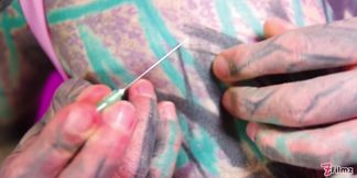 Solo Tattoo Girl Anal Masturbation - Self Assfuck