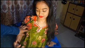 Real homemade Bhabhi Night dress is very sexy and hot beautiful Devar hear tight pussy fucking indian desi village girl tight