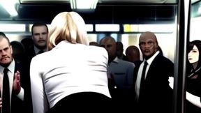 Surprise Titty Inspection On The Subway